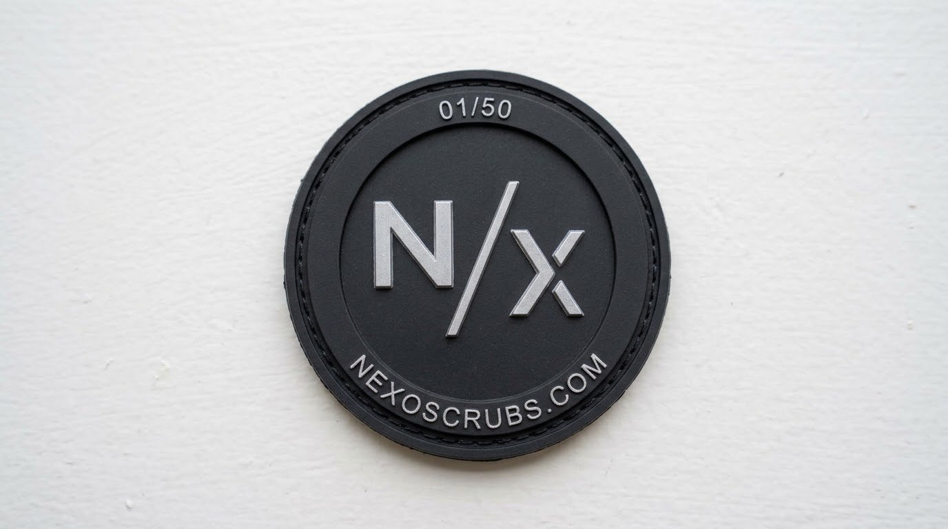 Numbered 01/50 N/X silicone patch
